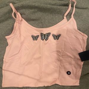 Pink hollister camisole